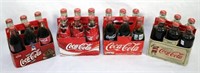 (Lot of 4) Collectible Coca-Cola 6-Packs