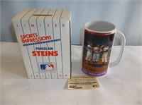 Sports Porcelain Stein-Duke,Mickey and Willie