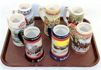 (Lot of 7) Assorted Beer Adv. Steins