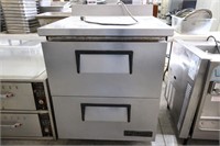 True TWT-27-D-2 worktop refrigerator