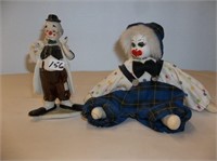 Clown Figure & 6 inch Doll