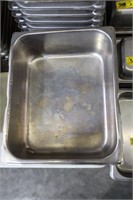 9 pc stainless 12x19-1/2 assorted food pans