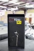 Fire King drop box with key