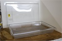6 - 18"x26"x3-1/2 rubbermaid food boxes with lids