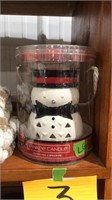 Yankee candle snowman