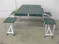 Collapsible Camping Picnic Table w/ 4 Seats