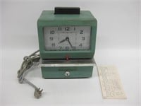 Vtg Acroprint Electric Time Clock - Powers Up