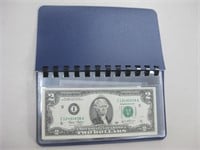 Currency Album w/ Asst'd. USA & World Currency