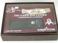 Schrade "The Eagle Has Landed" Scrimshaw Knife