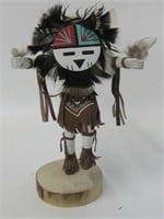 10.5" Tall Unsigned Kachina - Some Feather Loss