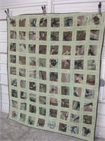 66" x 78" Hand Made US Military Camo Blanket