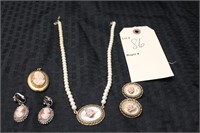 Vintage cameo jewelry and more