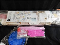Peel and stick wallpaper/ manicure set/ travel cup