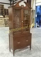 Wooden China Cabinet with Display Shelves