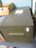 ARMY BOX WITH CONTENTS