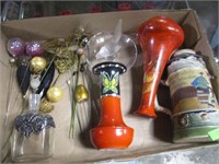 SHELLEY VASES, HAT PINS, STEIN, MORE