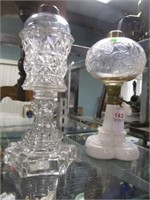 2 GLASS KERO LAMPS