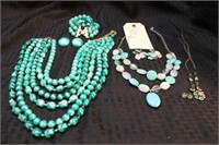 Gorgeous green necklaces