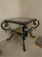 Glass top table