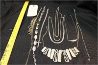 Beautiful silver necklaces