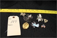 Vintage brooches and more