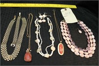 Beautiful pink necklaces and more