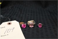 Beautiful pink rings