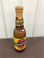 Sterling Beer Glass Bottle 20in Tall
