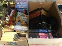 Romance Novels Two Boxes