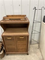 Plant Stand, Towel Holder, Microwave Cart