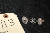 Beautiful silver rings