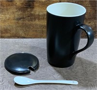 Mug w. Lid & Spoon