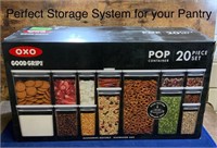 20 Pc Deluxe Food Storage Set