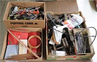Table Lot w/ 3 Boxes of Tools
