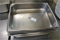 3 - Stainless  Steel 1/2 Pans