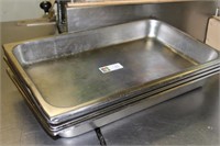 6 - Stainless Steel Hotel Pans