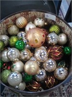 Hat box of ornaments