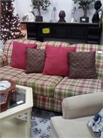 Plaid sofa