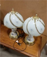 2 side table lamps