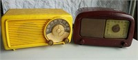 2 Philco transitone radios