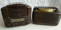 Crosley and Philco bakelite radios
