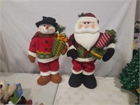 Snowman & Santa 2ft tall