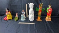 6 Native American Figurines