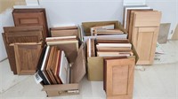 Large lot of cabinet door panels & samples