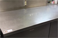 Stainless Steel Tabletop Fridge