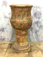 Large Planter Pot on Stand -2 Pieces 34" tall