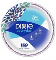 New Dixie Everyday Paper Plates,10 1/16" Dinner