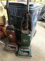 2 Hoover upright vacuum cleaners