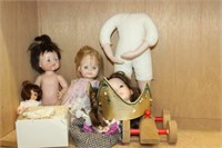 SELECTION OF DOLLS AND MORE