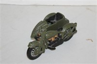 CAST IRON MOTORCYCLE FIGURE-ASIS